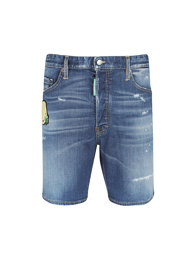 DSQUARED 2 Jeansshort Smiley One Life blau | 52